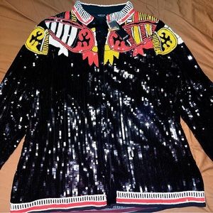 Nasty Gal Sequin Plus shirt. Size 18.